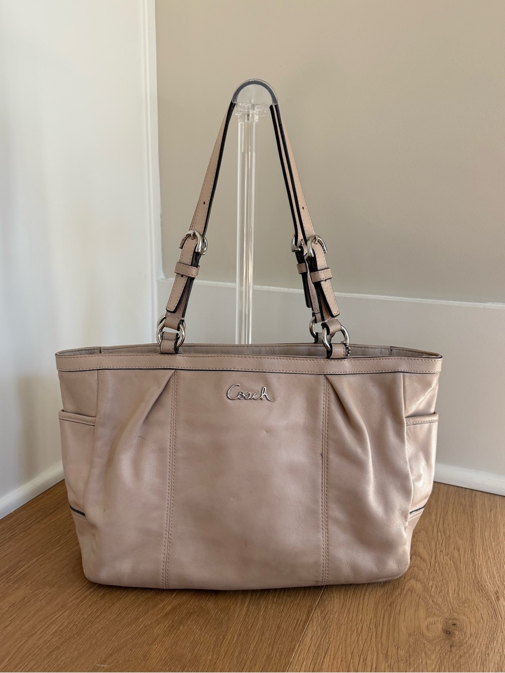 Coach Tan Leather Gallery Tote Handbag Vintage Y2K 2000’s F17721